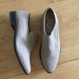 Free People Suede Leather Loafers Size 38